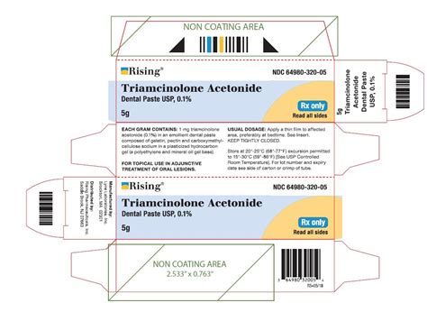 Triamcinolone Paste - FDA prescribing information, side effects and uses