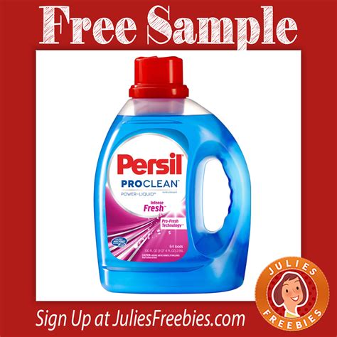 Free Sample of Persil ProClean Laundry Detergent - Julie's Freebies