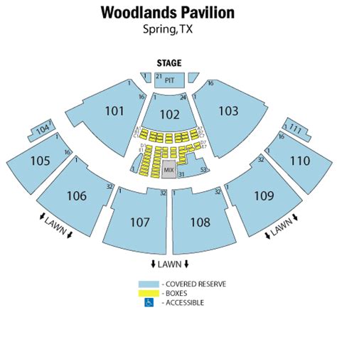 Seating Chart Cynthia Woods Pavilion | Brokeasshome.com