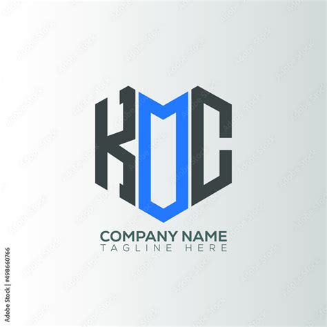 KOC letter logo design on white background.KOC creative initials letter ...