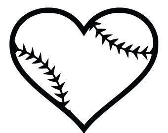 softball clipart black and white - Clipground