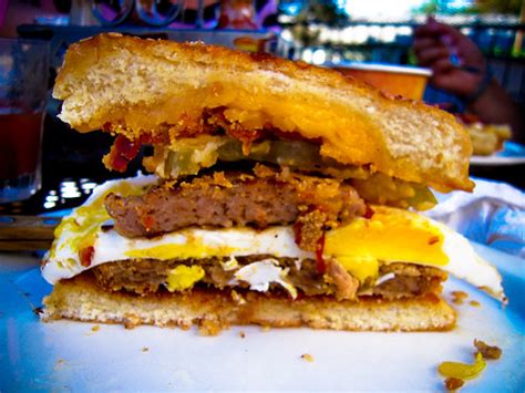 "heart attack" sandwich | from the family restaurant | Flickr