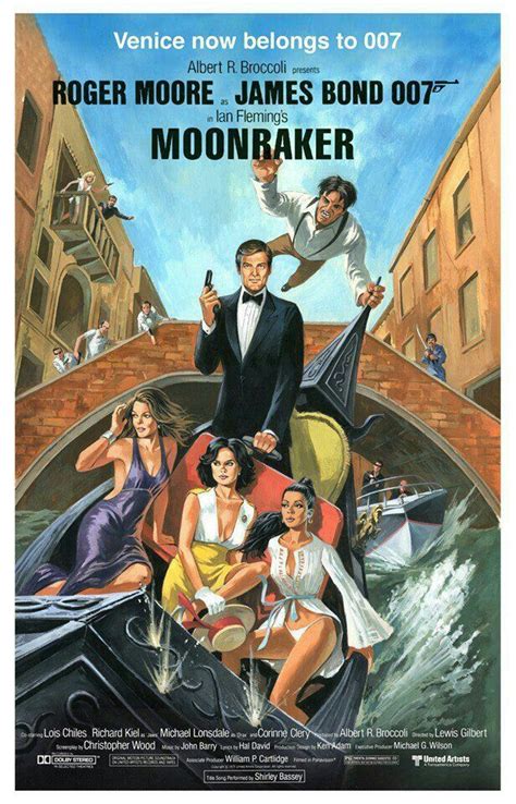 James Bond 11 - Moonraker avec Roger Moore | James bond movies, James bond, James bond movie posters