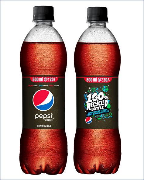 PepsiCo India introduces Pepsi® Black™ bottles made from 100% recycled ...