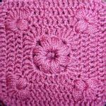 Puff Flower 6" granny square posted by Halfknits.com #crochet #grannysquare (02/07/12) Granny ...