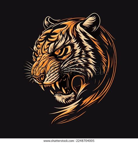 Tiger Vector Logo Sports Team Stock Vector (Royalty Free) 2248704005 | Shutterstock