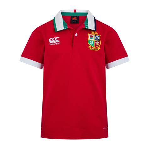 British & Irish Lions 2021 Classic Short Sleeve Jersey - Red - Junior