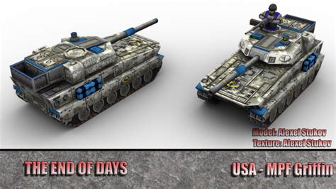 USA MPF Griffin Light Tank image - The End of Days mod for C&C: Generals Zero Hour - ModDB