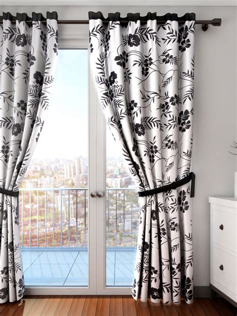 Black And White Curtain Design - Favorite Recipes And Curtains Ideas