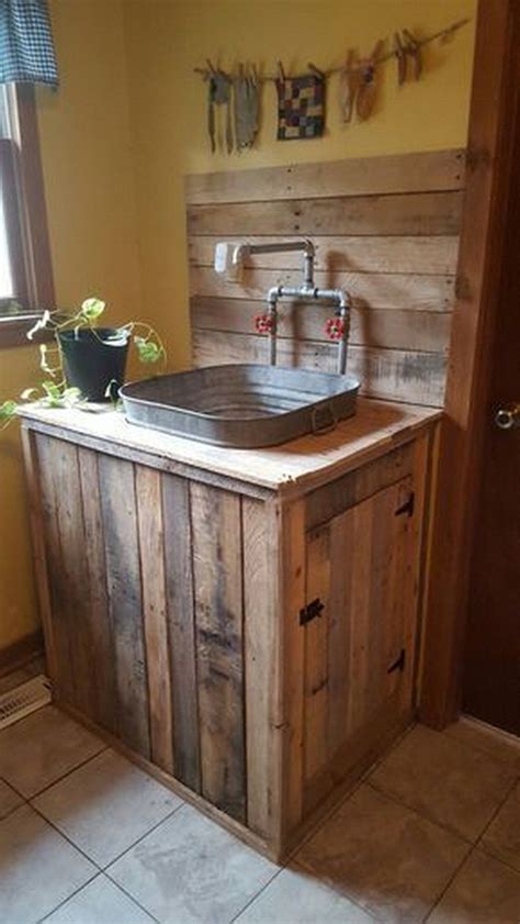 55 Utility Sink Renovation For Mudroom – Farmhouse Room | Rustic bathroom designs, Kitchen sink ...