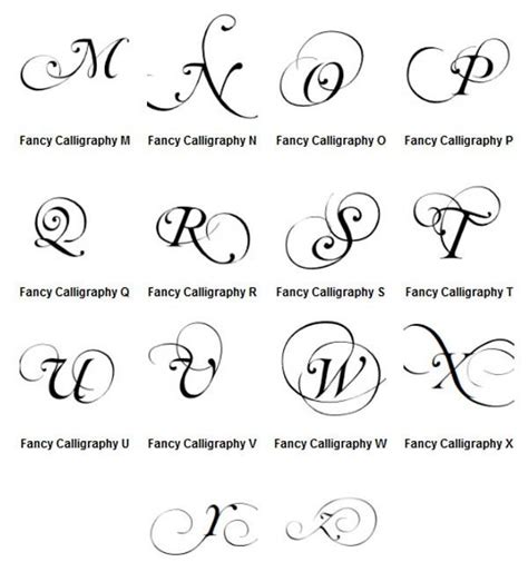 Fancy Calligraphy Graffiti Alphabet Letters A Z | Lettering alphabet ...