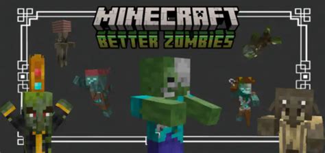 Better Zombies Texture pack(150+ Zombie Variants) - Mods for Minecraft