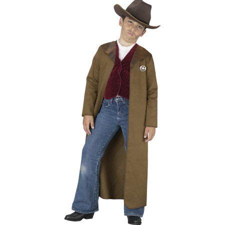 Old West Sheriff Child, Girl's, Size: Medium, Multicolor Boys Cowboy Costume, Cowboy And Indian ...