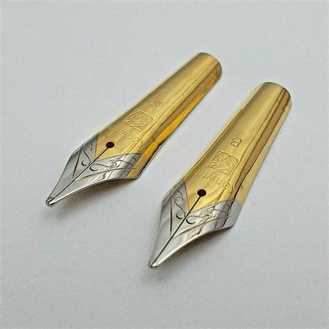 Set of 2 Kanwrite No.6 35mm Broad Stub Fountain Pen Nibs | kiwipens – Kiwipens