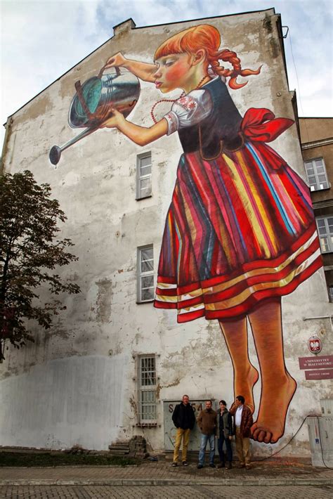 Natalia Rak New Mural For Folk On The Street - Białystok, Poland | StreetArtNews | StreetArtNews