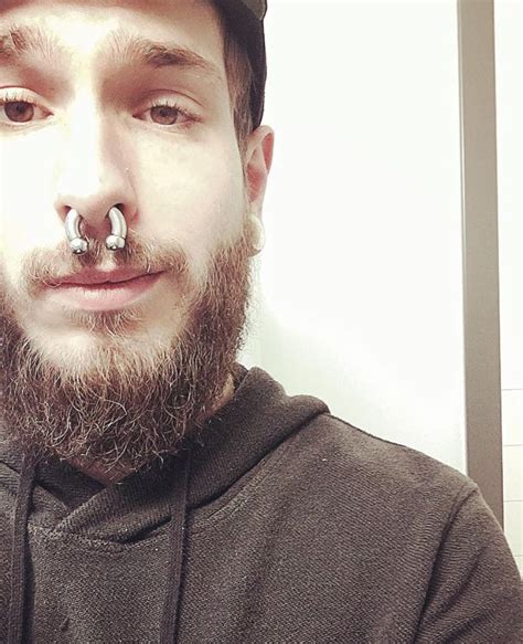 Septum Piercing Men, Men's Piercings, Facial Piercings, Body Piercing ...