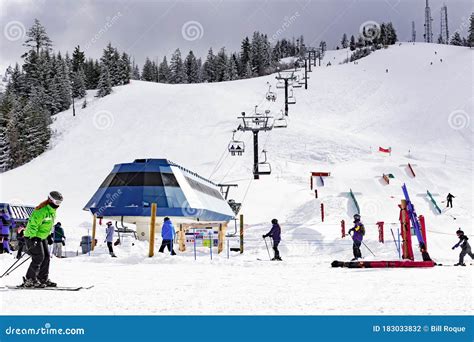 Bogus Basin Ski Resort Boise, Boise Idaho USA, March 30, 2020 Editorial ...