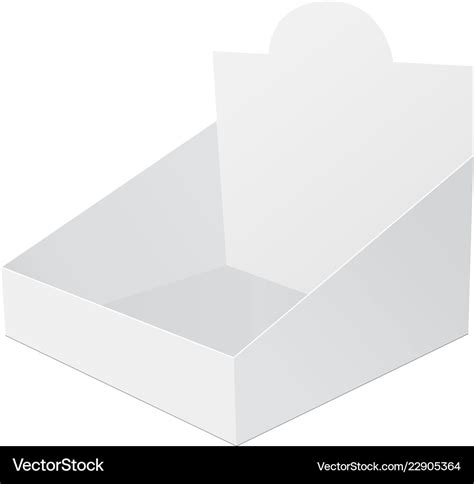 Display box mockup Royalty Free Vector Image - VectorStock