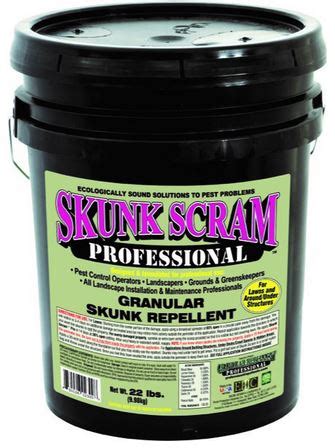 Skunk Scram™ Professional Skunk Repellent - 22 lbs. | Wildlife Control ...