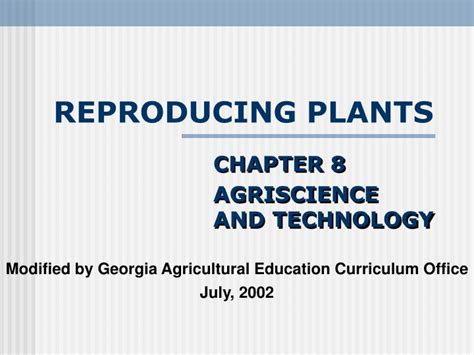 PPT - REPRODUCING PLANTS PowerPoint Presentation, free download - ID:2765374