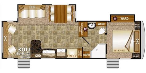 2019 Arctic Fox Travel Trailer Floor Plans - floorplans.click