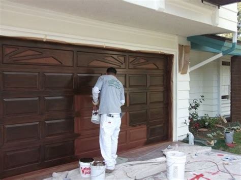 painting garage door before and after #4 | Garage door paint, Garage doors, Metal garage doors