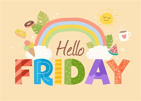 Free Vector | Hello friday, background with points