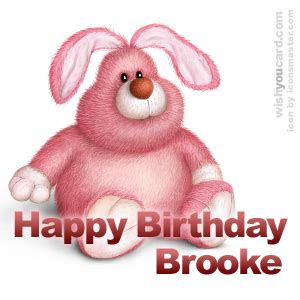 Happy Birthday Brooke Free e-Cards