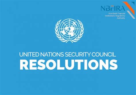 Updates on United Nations Security Council Resolutions | NBFIRA