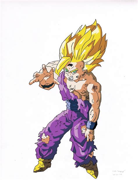 Super Saiyan 2 Gohan One Handed Kamehameha by LitchAzazel on DeviantArt