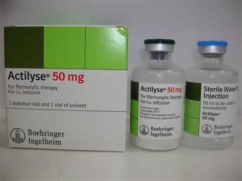 Liquid 50 mg Actilyse Injection, For Clinical, Boehringer Ingelheim at Rs 29000/unit in Eluru