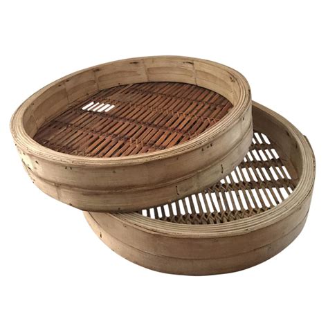 Extra Large Bamboo Steamer Basket (2) | Chairish