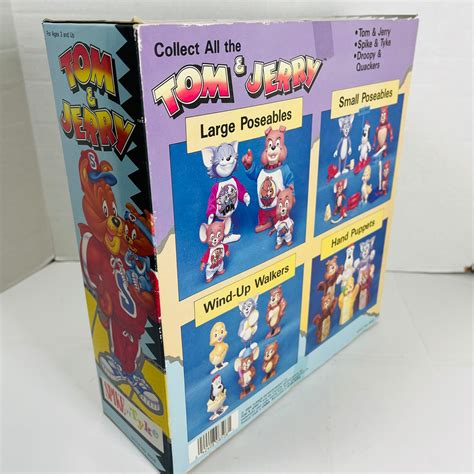 Vintage 1989 Multi Toys Corp TOM & JERRY SPIKE & TYKE Poseable FIGURES NEW NIB | eBay