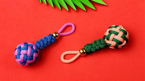 Super Easy Paracord Lanyard Keychain | How to make a Paracord Key Chain ...