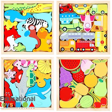 Buy Colorful Creative 3D Puzzles for Kids Online - Educational Toys Pakistan