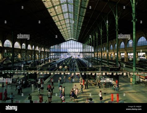 Interior of train station, Paris, France Stock Photo - Alamy