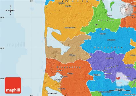 Political Map of Ulfborg-Vemb