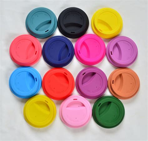 20pcs/lot silicone mugs lid for Ceramic cup,silicone cup lids for bamboo mugs, FDA coffee cup ...