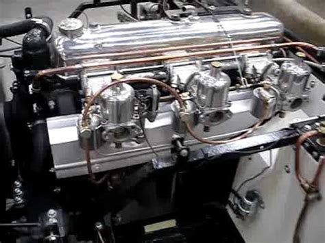 Jensen 541 engine running - YouTube