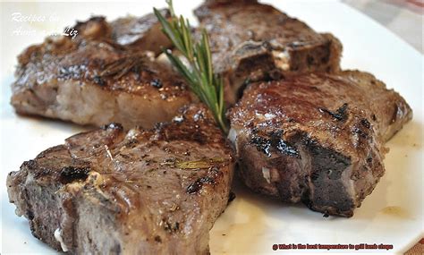 What is the best temperature to grill lamb chops? - Pastime Bar And Grill