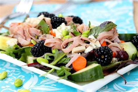 Blackberries, Blue Cheese and Black Forest Ham Salad | Coupon Clipping Cook