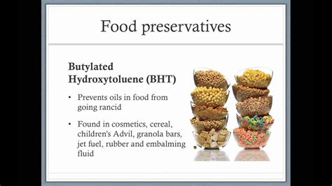 Types of food preservatives - YouTube