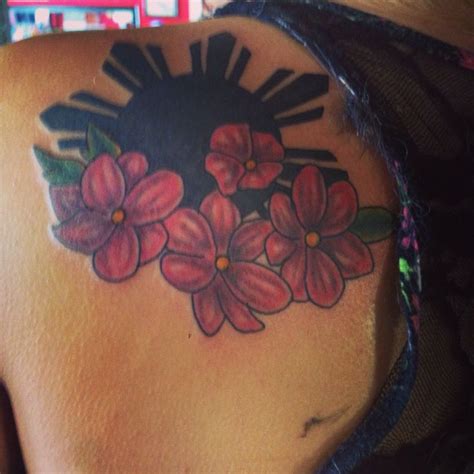 My new tattoo :) #filipinotattoos#filipino#tattoo#sun#flowers | Filipino tattoos, Sun tattoos ...