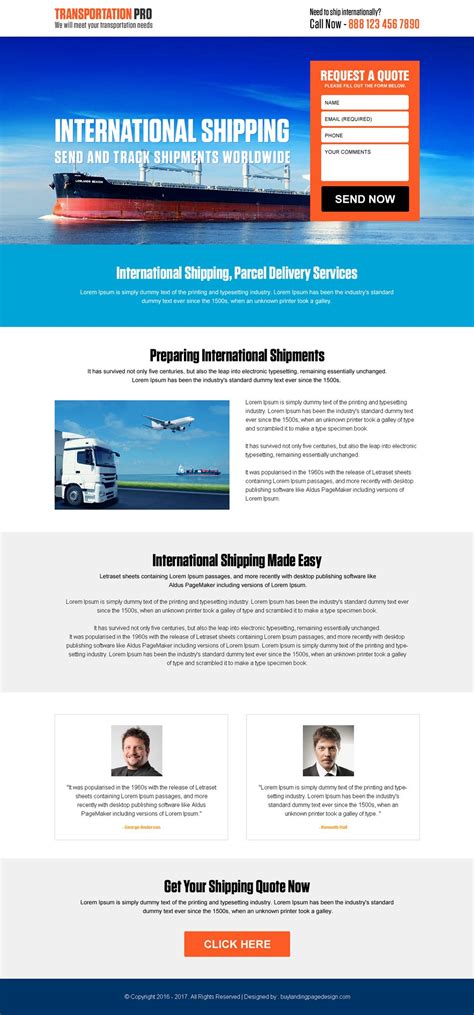 International Shipping Quote - ShortQuotes.cc