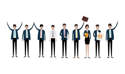 Collection of Professional Business People 1127288 Vector Art at Vecteezy