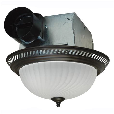 Air King Decorative Bronze 70 CFM Ceiling Bathroom Exhaust Fan with Light-DRLC701 - The Home Depot