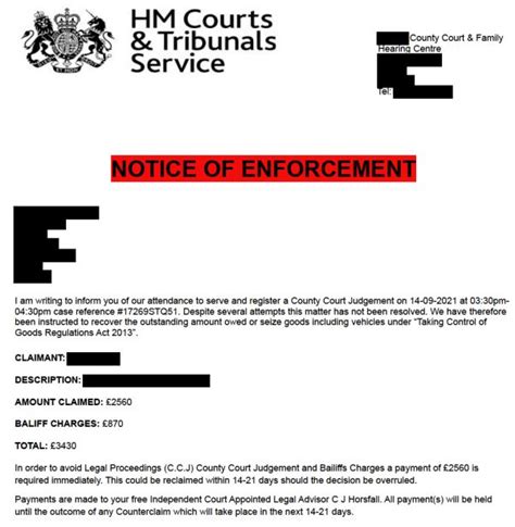 Fake 'notice of enforcement' emails: how to spot County Court Judgement ...