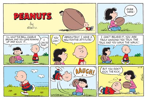 Peanuts Lucy Charlie Brown Football