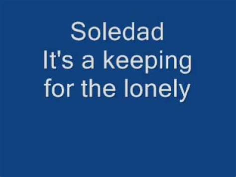 Soledad by Westlife (with lyrics too) - YouTube