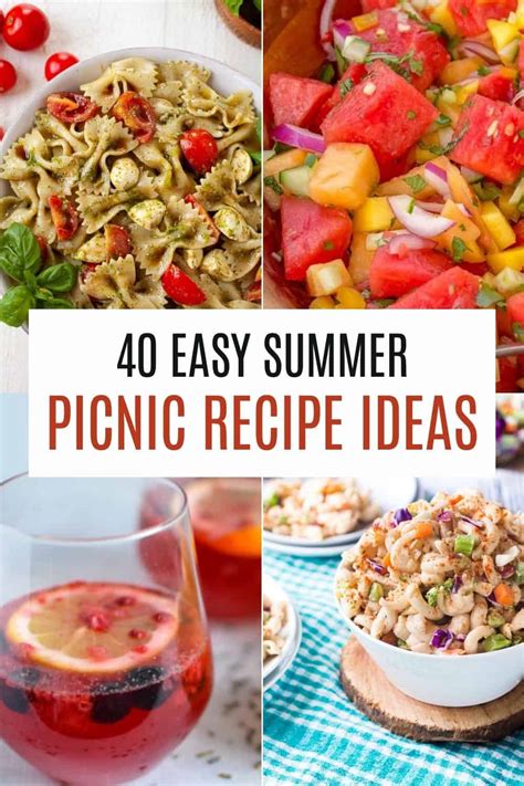 40 Easy Summer Picnic Recipes | Kara Lydon